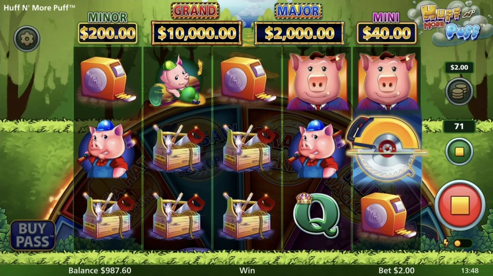 Huff N' More Puff Slot